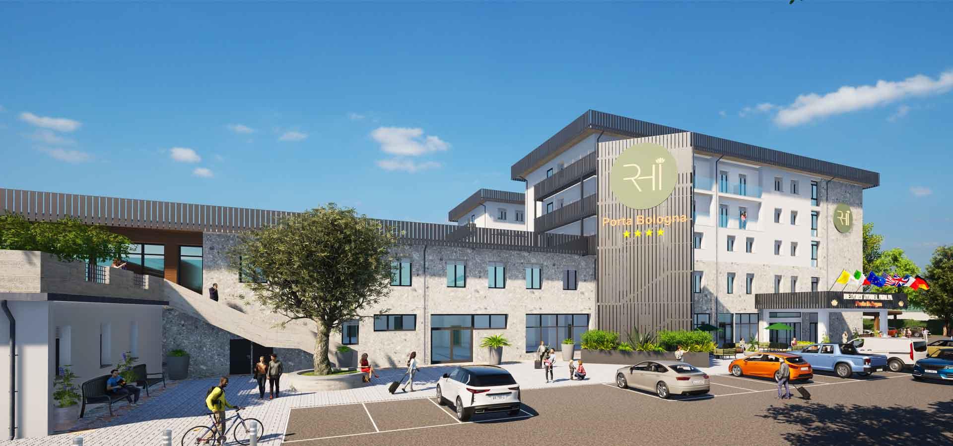 Rhi Porta Bologna Hotel Pieve di Cento Kültér fotó
